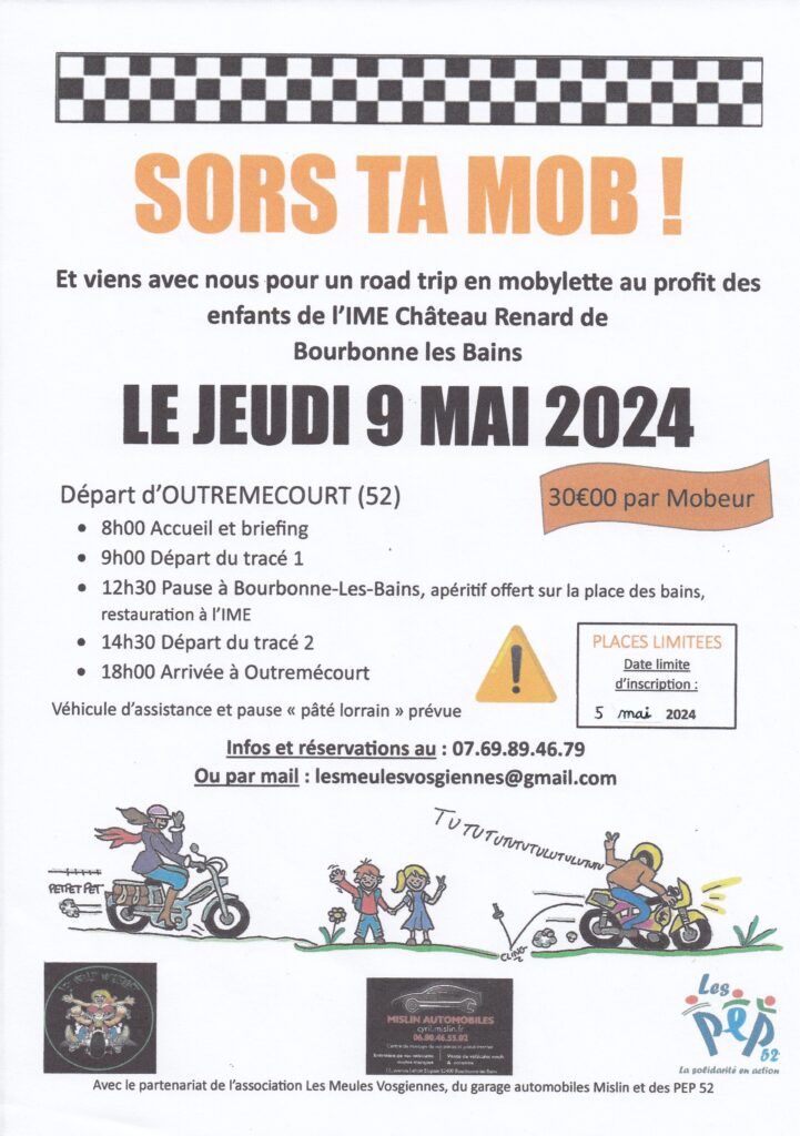 Sors Ta Mob 2024 roadtrip en mobylette